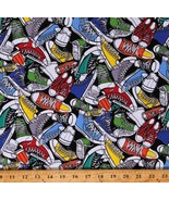 Cotton Converse High Top Shoes Clothing Multicolor Fabric Print by Yard ... - €12,07 EUR Cotton Converse High Top Shoes Clothing Multicolor Fabric Print by Yard ... - €12,07 EUR