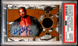 2018 Topps Legends HOF WWE DPP Diamond Dallas Page /99 Auto Relic PSA 10 POP 2 - £150.28 GBP