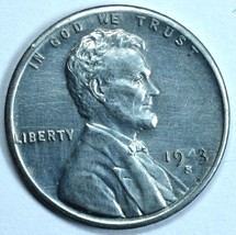 1943 S Lincoln uncirculated steel wheat penny  - $14.75