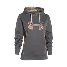 Under Armour Storm Caliber Hoodie M Gray RealTree Xtra Camo Women&#39;s Medi... - £39.08 GBP