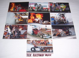 Lot Of 10 Color 4x6 Fuel Altered Drag Racing Photos-PURE HEAVEN-RAT TRAP-NANOOK - £15.81 GBP