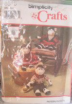 Cow Dolls Pattern 8516 and Clothes, Boy or Girl 17 1/2&quot; tall - £5.60 GBP