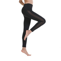 Women&#39;s Yoga Fitness Breathable Mesh Elastic Skinny Pants - $16.90