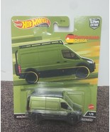 Hotwheels Premium Mercedes Benz Sprinter Van Green Real Riders Die Cast ... - $278.62 MXN