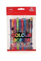 10 Pieces Cello Color Bombs Assorted Colored Ink Gel pens student school... - $14.00