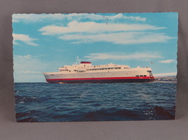 Vintage Postcard - MV Coho Black Ball Transport - Dexter Press - £11.97 GBP