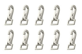 1/2" x 1-1/2" Nickel Plated Loop-Eye Spring Loaded Snaps 40326 - $15.83+