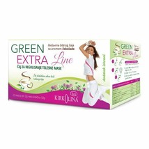 3X Kirkolina GreenExtraLine body weight control tea - flavored herbal tea blend - £18.96 GBP