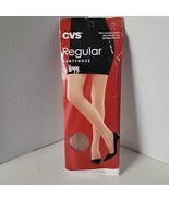 Ladie&#39;s Pantyhose - Size Q - Tan Reinforced Toe - 1 Pair Leggs - $7.66