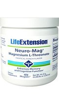 2 BOTTLES SALE Each Life Extension Neuro-Mag Magnesium L Threonate Powder - £39.18 GBP