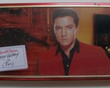Elvis Presley Metal Candy Tin Happy Holiday Elvis Valentine&#39;s Empty - $6.92