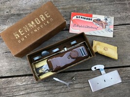 Vintage Kenmore Sewing Buttonholer Accessory w/ Case Instructions - $9.85