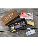 Vintage Kenmore Sewing Buttonholer Accessory w/ Case Instructions - £7.75 GBP