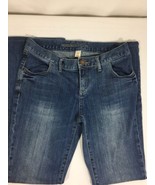 Mossimo Supply Women dark Blue light washed Jeans Size 7 Boot Cut  Bin56#61 - £8.70 GBP