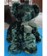 Russ Berrie &amp; Co Blarney Shamrock Green Bear 13&quot; with Bow - $19.79