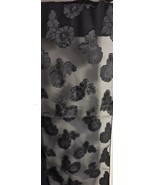 New Long Narrow Sheer Scarf w/ Silky Floral Design Soho Design Group 56&quot;... - £10.89 GBP