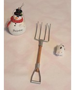 Home Decor Assorted Bundle Christmas Ornament Miniature Glass Pig &amp; Doll... - $5.00