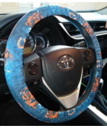 NFL Steering Wheel Cover Chicago Bears Print  Cotton Fabric Car Accessory - £12.94 GBP