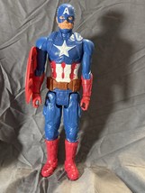 Marvel Captain America Titan Hero 12” Action Figure Hasbro E7877 Shield ... - $9.77