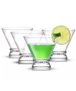 Afina Joyjolt Barware Set Of 4 Cocktail Glasses 8oz Stemless Martini Gla... - $512.25 MXN