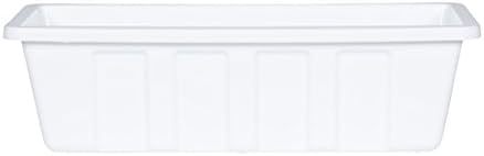 Novelty 2182, White, Poly-Pro Plastic Flower Box Planter, 18-Inch - $36.99