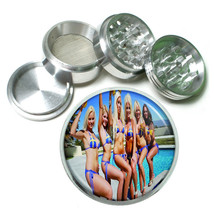 Switzerland Pin Up Girls D6 63mm Aluminum Kitchen Grinder 4 Piece Herbs - $16.78