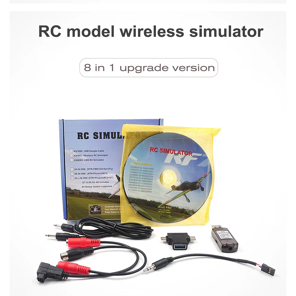 Game Fun Play Toys STARTRC 8-in-1 RC Flight Simulator Wireless Simulator for Fly - £34.29 GBP