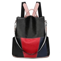 2020 New High Quality Leather Women Backpack Anti-Theft Travel Backpack Large Ca - £31.62 GBP
