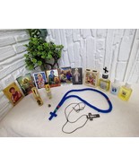 Religious Collection Lot from Various Holy Sites, Icons, Myrrh, Holy Oil... - $79.75 CAD