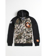 MEN&#39;S GUYS YOUNG &amp; RECKLESS TWO-TONE CAMOUFLAGE ZIP-UP FLEECE HOODIE NEW... - $1,037.23 MXN