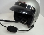 Vtg ARTHUR FULMER FALCON DOT Motorcycle Helmet Sz M 7 1/4 Visor &amp; Microp... - $118.48
