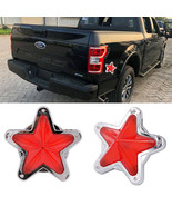 2PCS Red STAR Shaped Side Marker / Accessory / LED Light / Turn Signal - £27.53 GBP