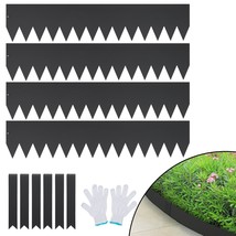 VEVOR Steel Landscape Edging, 4-pack Steel Garden Edging Borders, 40&quot; L x 8&quot; H S - £74.80 GBP