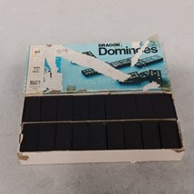 Vtg Double Nine Dragon Dominoes Milton Bradley 1970 - £7.95 GBP