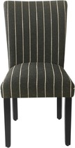 Homepop Classic Parsons Dining Chairs, Pack Of 2, Black With Boucle Stripe - £138.17 GBP