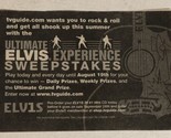 Ultimate Elvis Experience Print Ad  TPA21 - $5.93