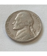 US 1957 D Jefferson Nickel - Denver Issue - Old Authentic Better Circula... - $4.78 CAD