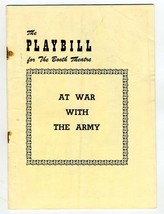 Playbill At War With the Army 1949  Joe Maross William Mendrek Jo-Ann Do... - £13.96 GBP