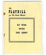 Playbill At War With the Army 1949  Joe Maross William Mendrek Jo-Ann Do... - £14.06 GBP