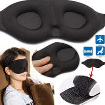 3D Sleeping Eye Mask Travel Rest Aid Eye Cover Patch Paded Soft Sleeping Mask Bl - $14.99