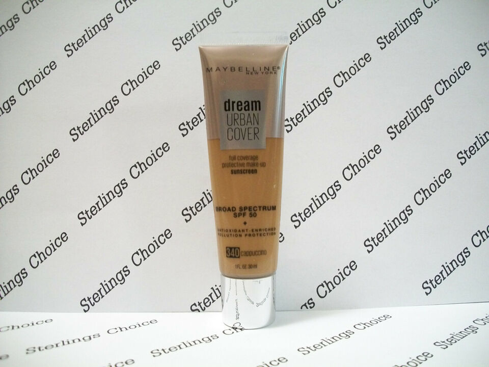 Maybelline Dream Urban Cover Full Coverage Makeup #340 Cappuccino - $6.92