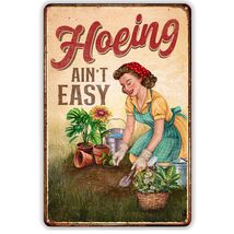 Cozy Vintage Gardening Sign - 12''x8'' Durable Decor for Homes and Green... - $24.70