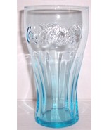 (1) Coca-Cola McDonald Crystal Blue Tall Collectible Glass - $30.07 CAD