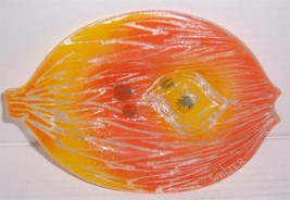 Signed Edwin D. Walter &quot;FISH&quot; Studio Glass Designed Glass Bowl - £105.69 GBP