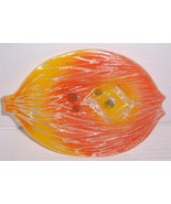 Signed Edwin D. Walter &quot;FISH&quot; Studio Glass Designed Glass Bowl - $133.65