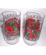 (2) Libbey&#39;s Paraglazed Christmas Season&#39;s Tumblers Glasses - £26.48 GBP