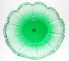Handblown &amp; Crafted Green Glass Art Designed Center Table Display - £59.65 GBP