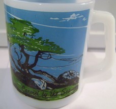 Federal Milk Glass Carmel By The Sea Mug - $5.00