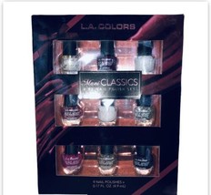 L.A. Colors Mani Classics 9 Piece Nail Polish Boxed Gift Set-NEW - $10.99