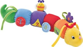 Baby Gund Tinkle Crinkle Activity Toy Plush Caterpillar Lovey 17&quot; 58757 - $9.90